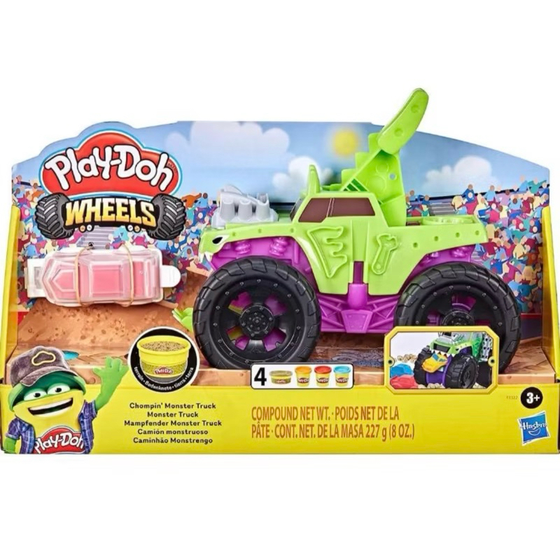 Playdoh Wheels Chompin Monster Truck
