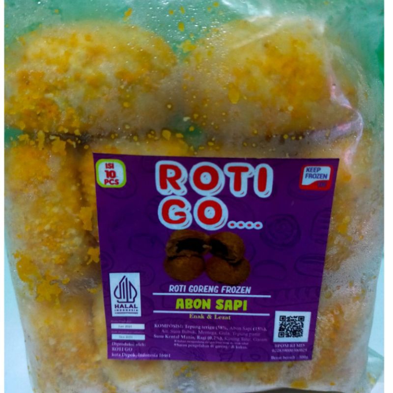 

roti abon sapi isi 10 pcs