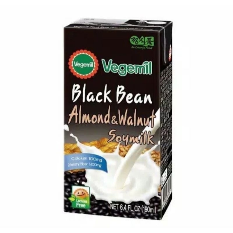 

vegemil blackbean almond & walnut soymilk 190ml