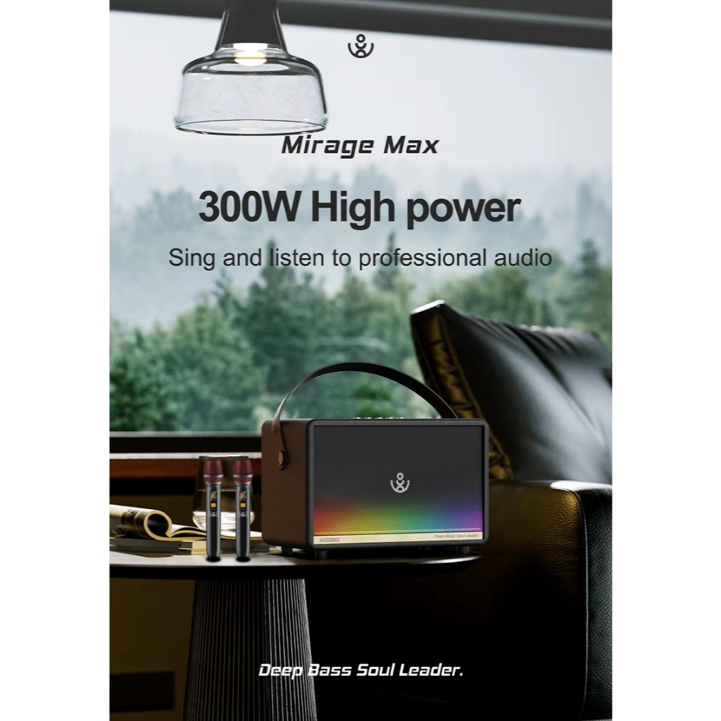 BLUETOOTH SPEAKER XDOBO MIRAGE MAX 300W RMS