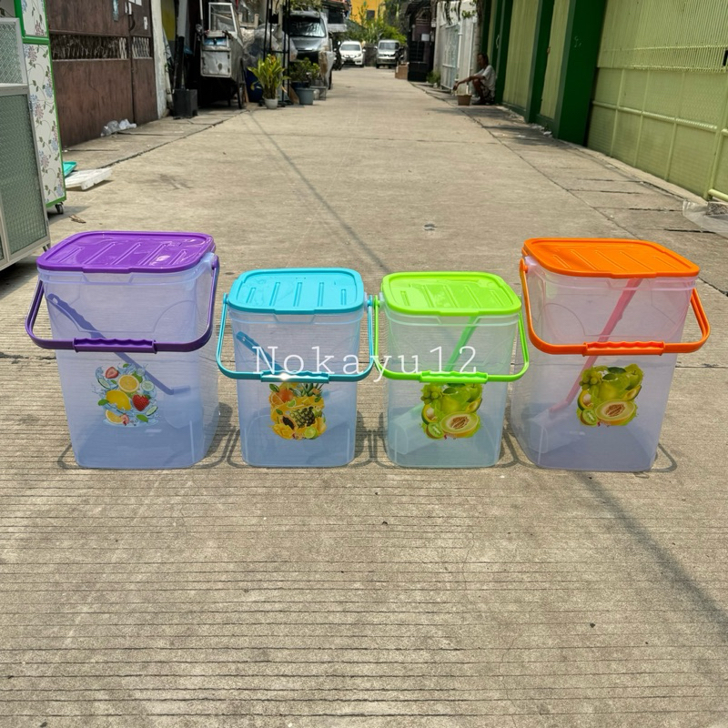 TOPLES + GAYUNG KIARA LITER / AQUARIUM ES BUAH / WADAH ES KELAPA