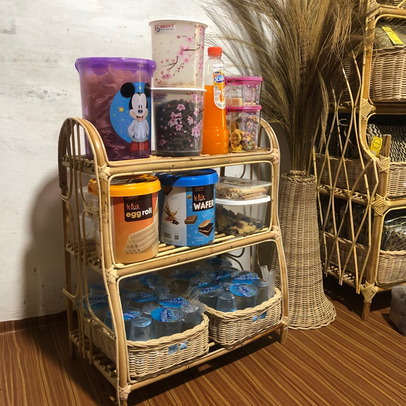 RAK ROTAN / RAK SEPATU ROTAN