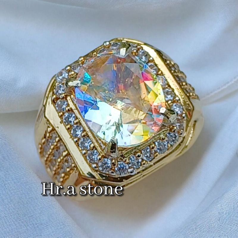 CINCIN BATU KALIMAYA INDIA PELANGI MEWAH DAN ELEGAN