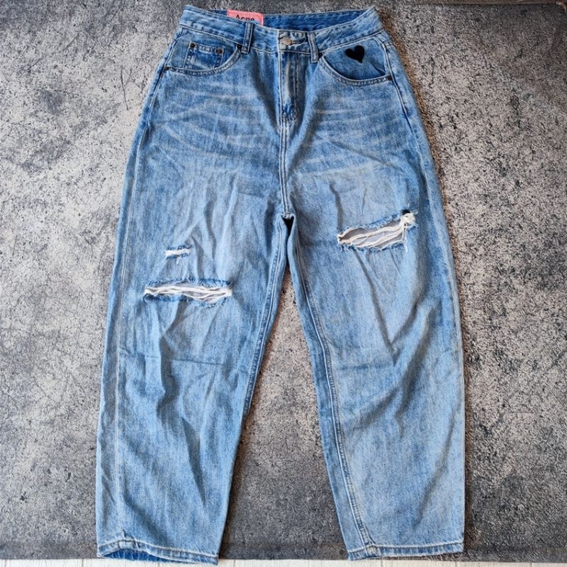 MOHON BACA DESKRIPSI....ACNE STUDIOS STOCKHOLM RIPPED JEANS