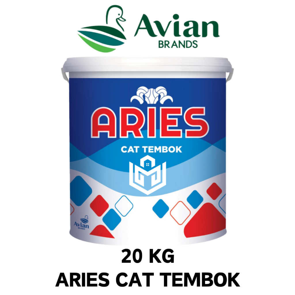 Cat Dinding Dalam / Cat Tembok Interior Ekonomis Aries Kemasan 20 kg