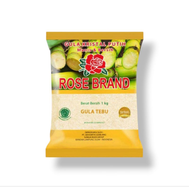 

ROSE BRAND GULA PASIR TEBU KUNING 1 KG