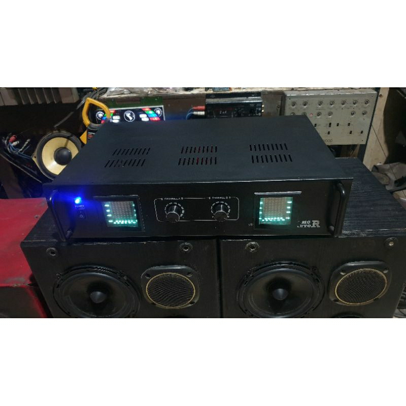 power amplifier rakitan 2channel stereo mesin ex amplifier Bill uf watts besar