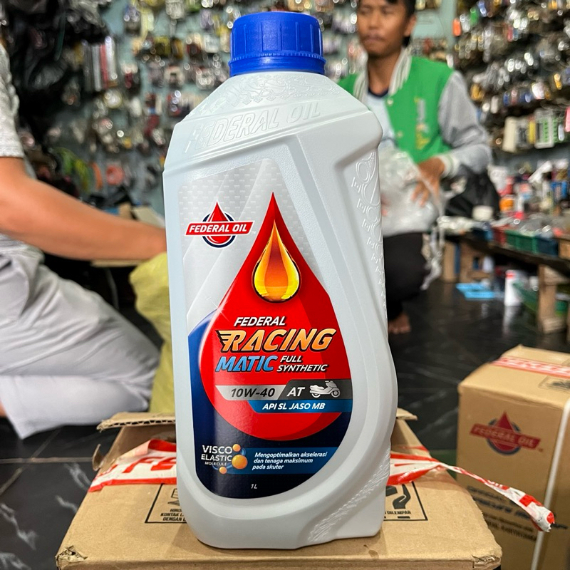 FEDERAL OIL Racing Matic 10W-40 1L - Oli Motor Matic