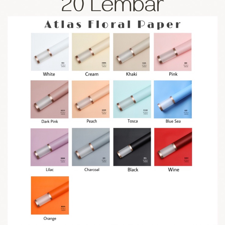 

Kejutan Meriah 2 LEMBAR Flower Wrapping Paper Double Line Frame Transparent Kertas Buket Florist