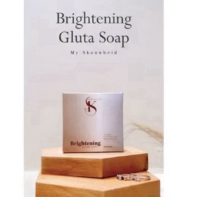 MY SKOONHEID - BRIGHTENING GLUTA SOAP 60gr - SABUN PENCERAH KULIT  WAJAH DAN KULIT BADAN
