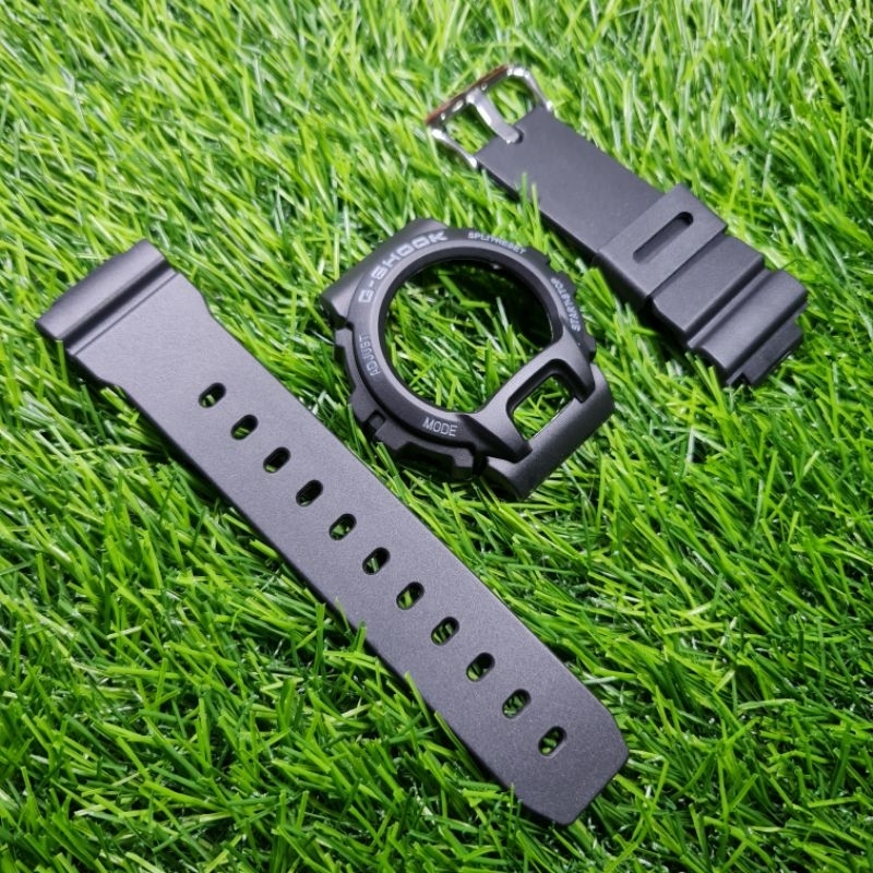 BNB BEZEL N STRAP GSHOCK G-SHOCK DW6900 DW-6900 DW6600 BLACK GREY