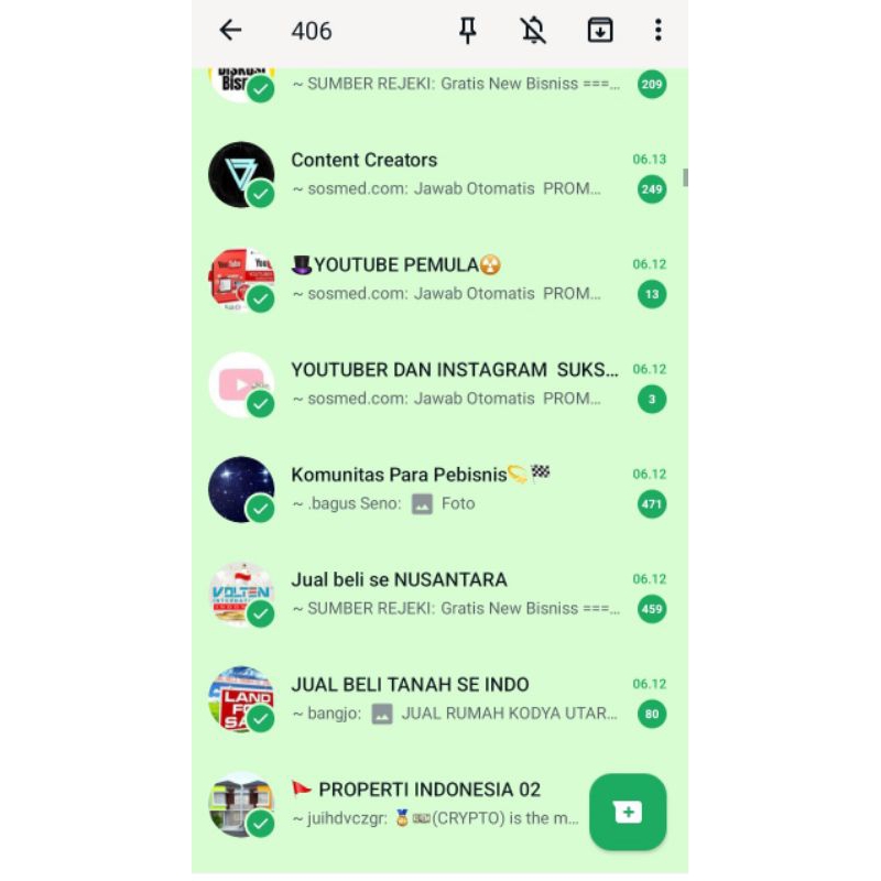 Robot WA Sender plus 100 grup WA