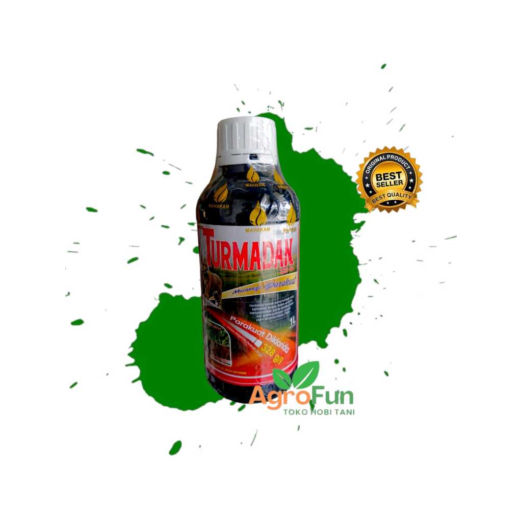 Herbisida TURMADAN 328 SL - Rajanya Parakuat mambasmi Gulma daun lebar, paku2an, rumput rawa