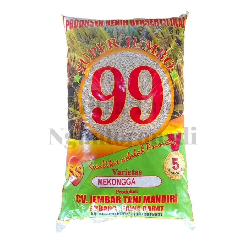 Benih Padi Super Jumbo Mekongga Cap 99 5Kg