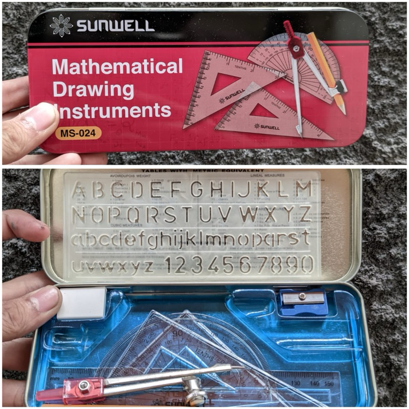 

Garisan jangka set SUNWELL SW024