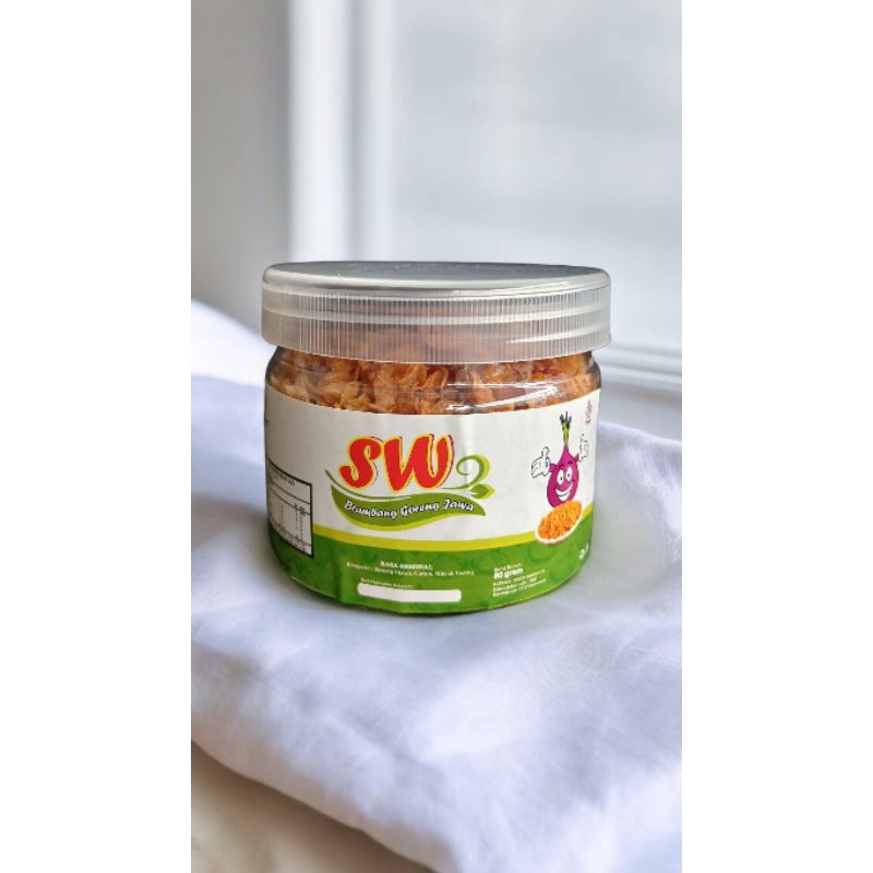 

Bawang goreng premium tanpa tepung SW brambang goreng jawa 80gram