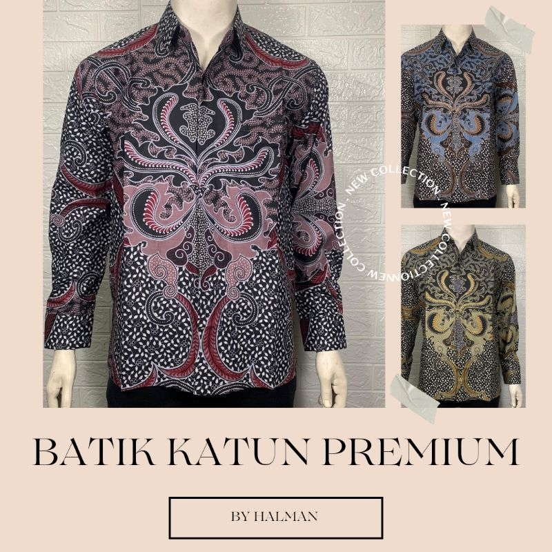 BATIK PRIA HALMAN KATUN PREMIUM 8398