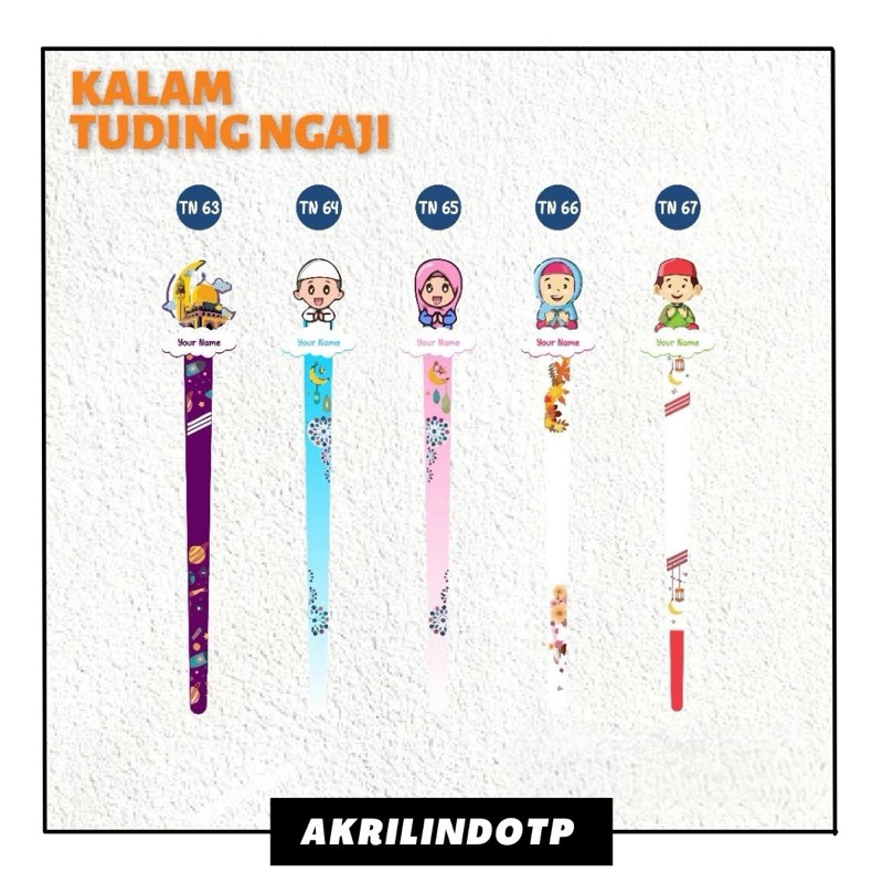 

Tuding Ngaji - Kalam Ngaji - Duding Ngaji Anak Akrilik Custom Nama Free Design