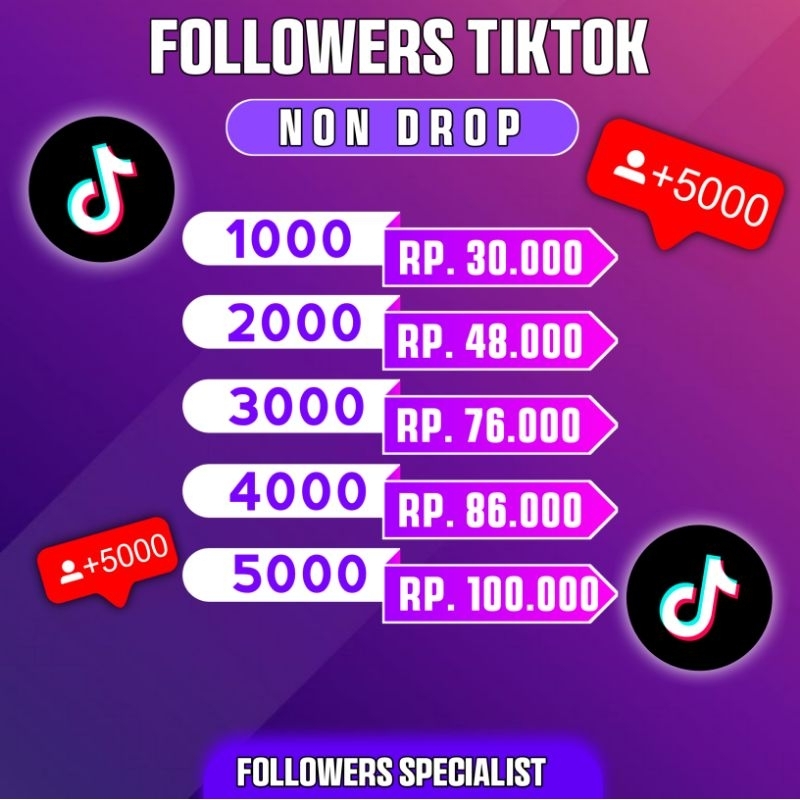 FOLLOWERS TIKTOK VIRAL SPECIAL 10K