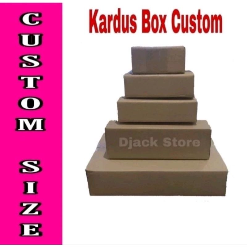 

Custom Kardus Box 18x5x5 Cm