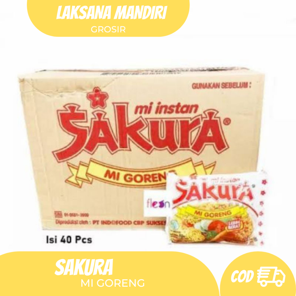 

Mie Sakura Goreng Instan 1 Dus Isi 40 Pcs