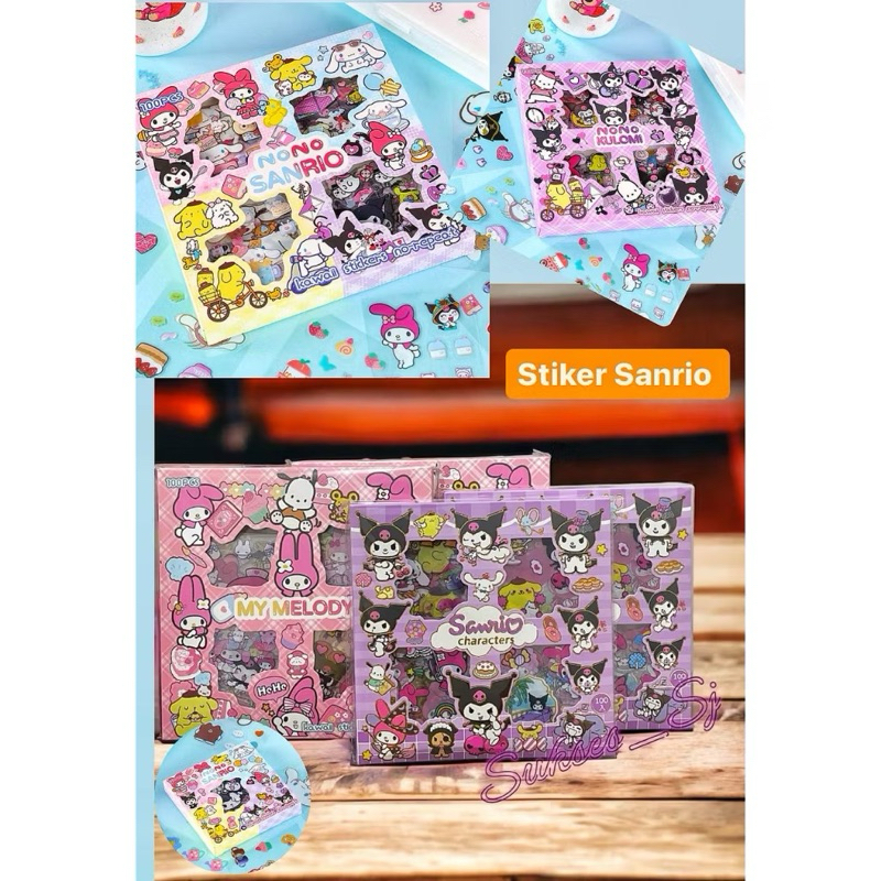 

STIKER SANRIO ISI 100 LEMBAR / STIKER KUROMI / STIKER MELLODY