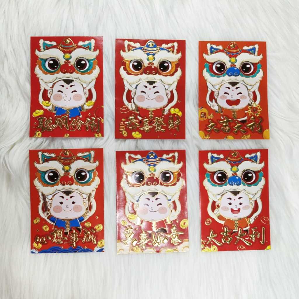 

Angpao Imlek Anak 4022 Isi 6 Pcs Netral Merah
