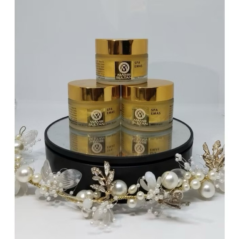 MAMII SULTAN SPA EMAS MASKER WAJAH | MAMI SULTHAN | MAMIII SULTAN SPA EMAS ORI WHITENING ANTI AGING