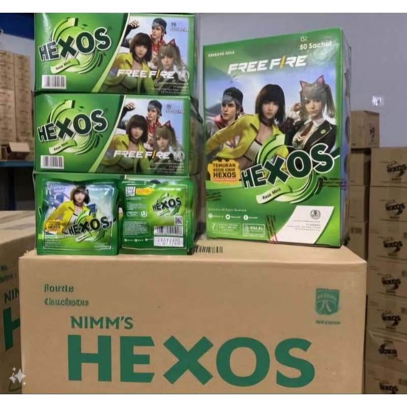 

Permen Hexos rasa mint 1 box isi 50 biji ( BOX )