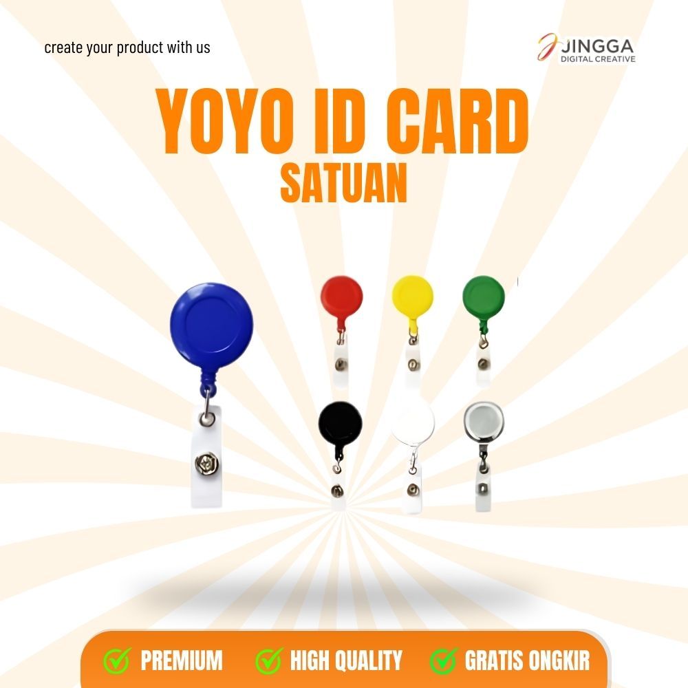 

[JINGGA] Yoyo id card | Tali Id card | Yoyo ID Card Panjang | Tali Id card bisa ditarik sampai 70cm