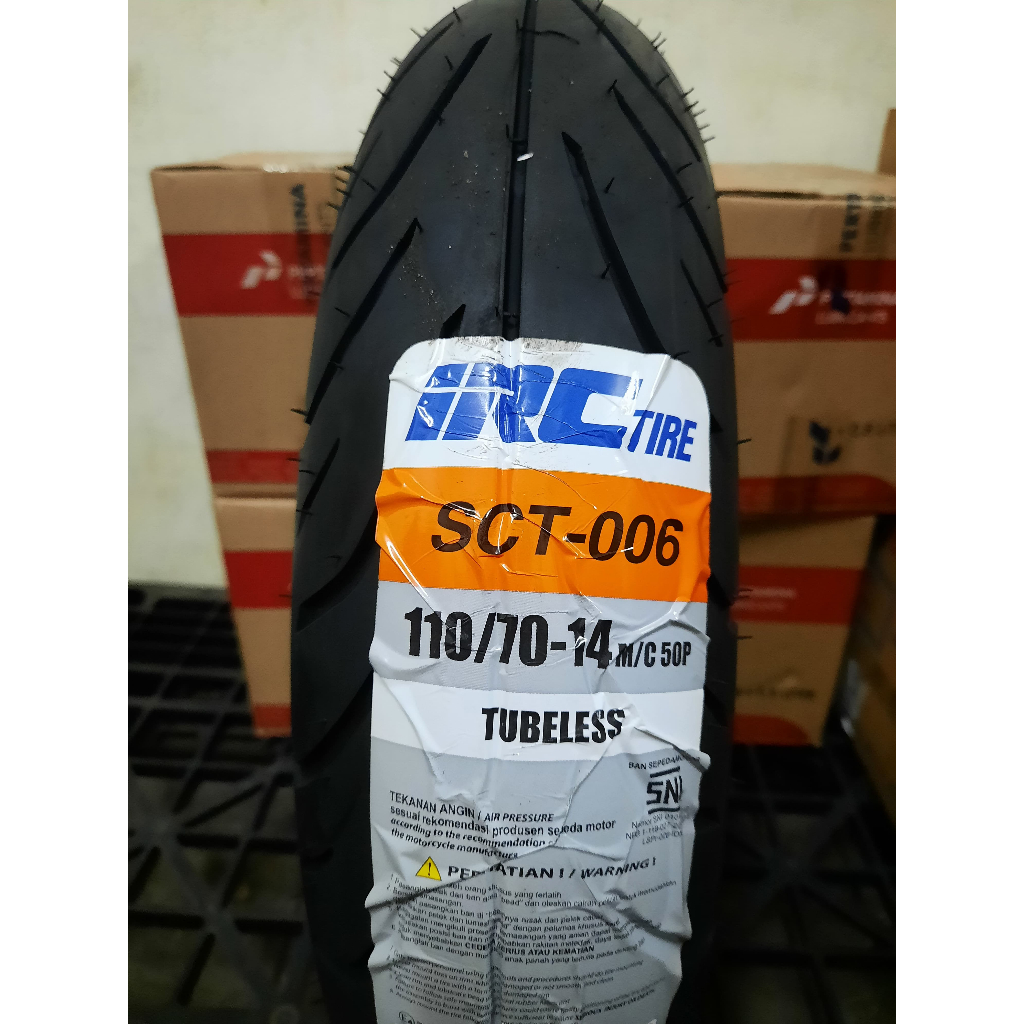 BAN LUAR IRC TUBELESS 110/70-14