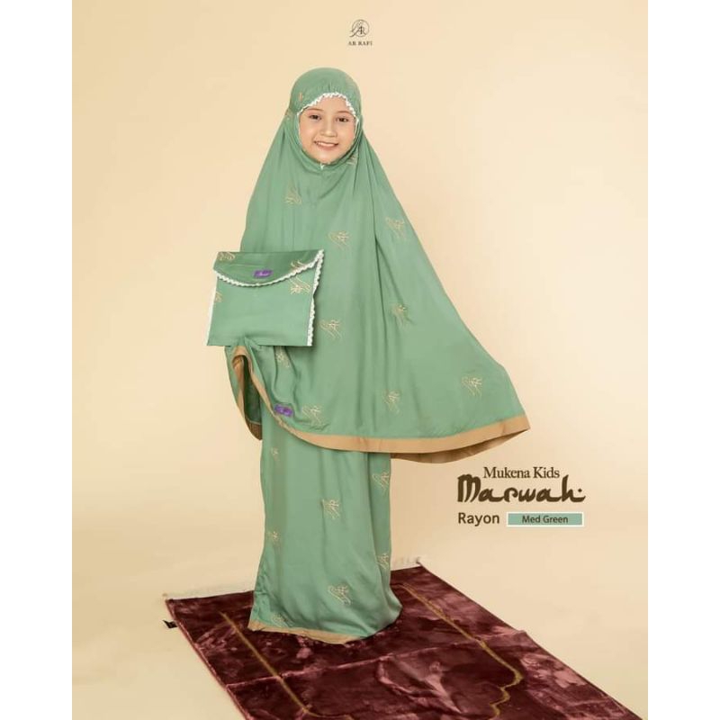 MUKENA MARWAH KIDS BY HIJAB ARRAFI | MUKENA RAYON PREMIUM KIDS