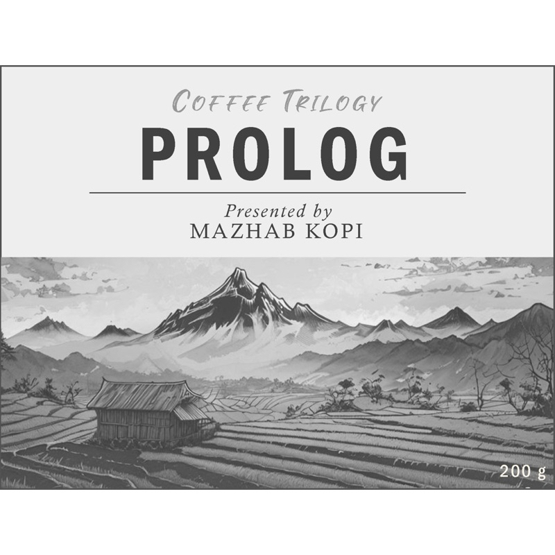 

PROLOG - Coffee Trilogy/Trilogi Kopi (Arabica Ethiopia) Roasted beans 200gr