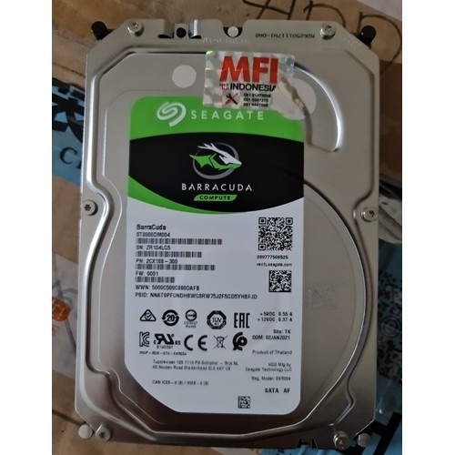 Hdd seagate barracuda 8tb - Hdd Internal PC 8 TB