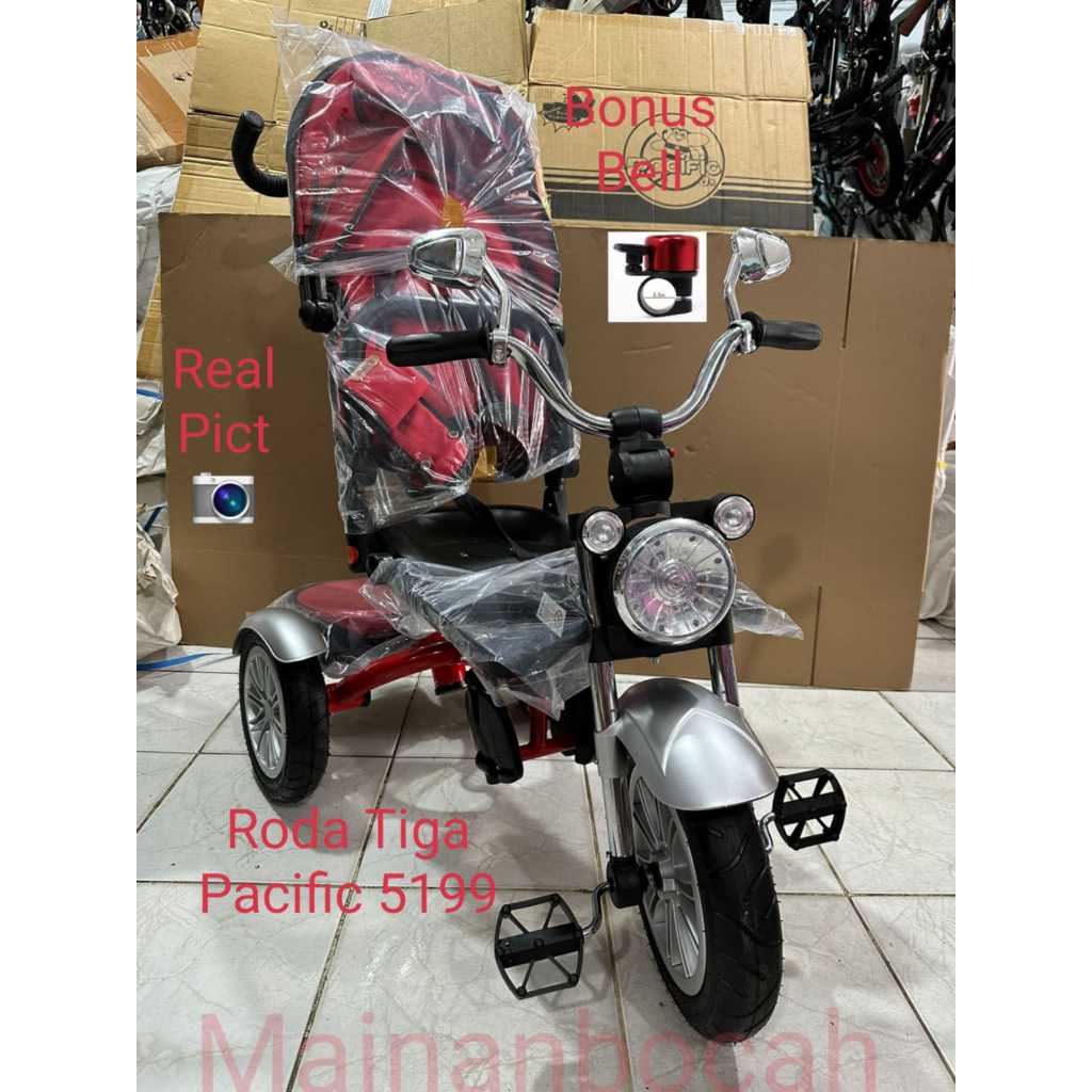 Sepeda Anak Roda Tiga Pacific 5199 Sepeda Stroller Pacific 5199