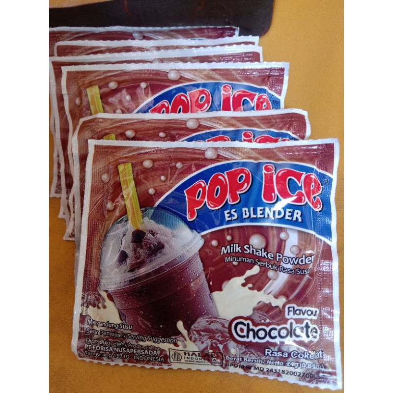 

Pop ice coklat 24gx10