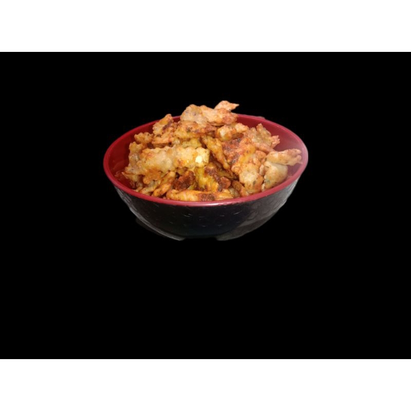 

Keripik pangsit varian pedas daun jeruk 1000gram