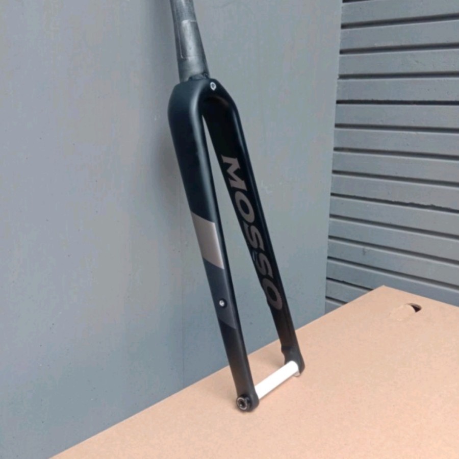 Fork Rigid Mosso 730 gvl gravel tapper Full Carbon Disk TA