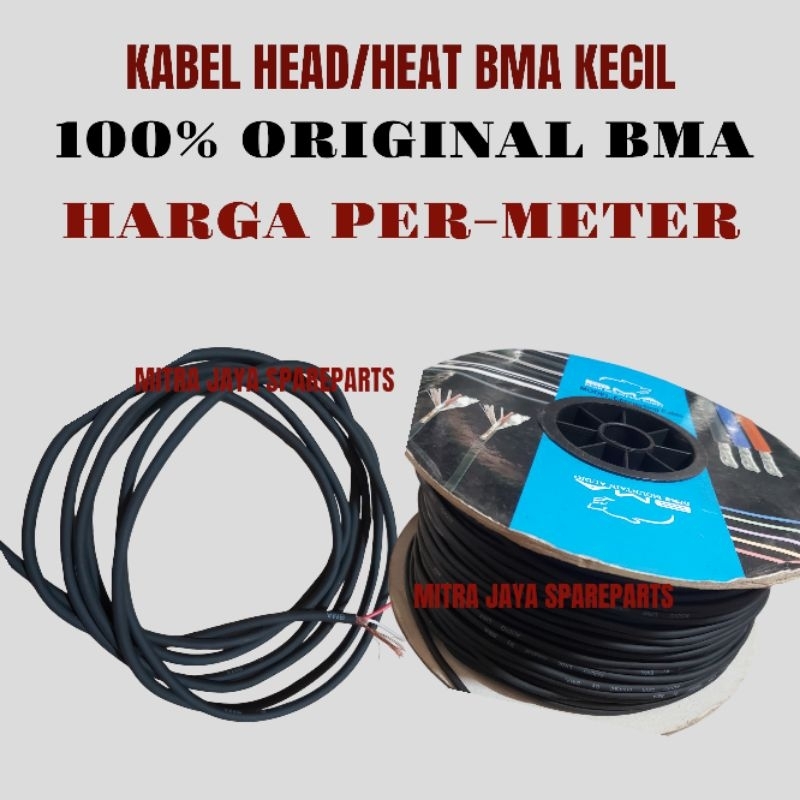 KABEL HEAD/HEAT BMA KECIL KABEL HET BMA KECIL KABEL MIC STEREO BMA METERAN