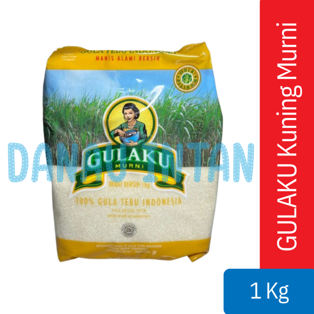 

1Kg Gulaku Kuning Premium - Gula Pasir Murni