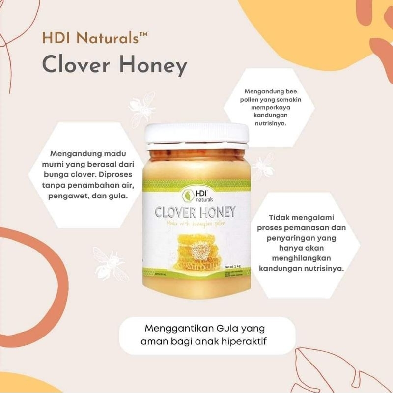 

HD MADU CL0VER MADU ALAMI 500GR ORIGINAL 100%