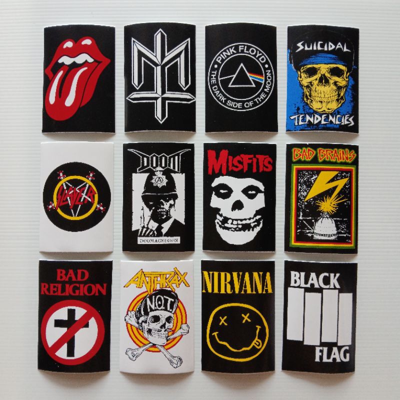 

Stiker Band Musik Ukuran 6x8,8 cm