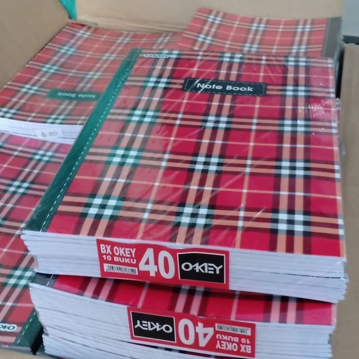 

Buku Tulis Okey 40 Lembar - 1 Pack Isi 10 Buku