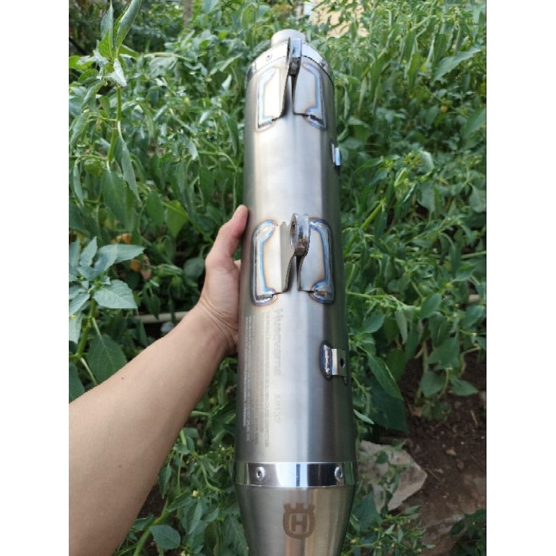knalpot Husqvarna titanium