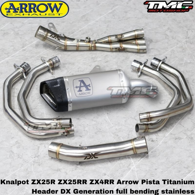 Knalpot ZX25RR ZX25R ZX25 ZX4RR Arrow Pista fullsystem
