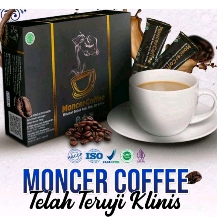 

Terlarisss Monceer Coffee Herbal Halal Teruji 100% Original
