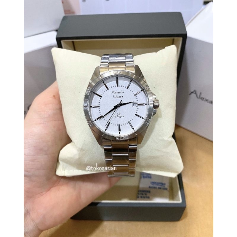 Alexandre Christie Original AC 1011 MD Rantai Analog Untuk Pria Terbaru