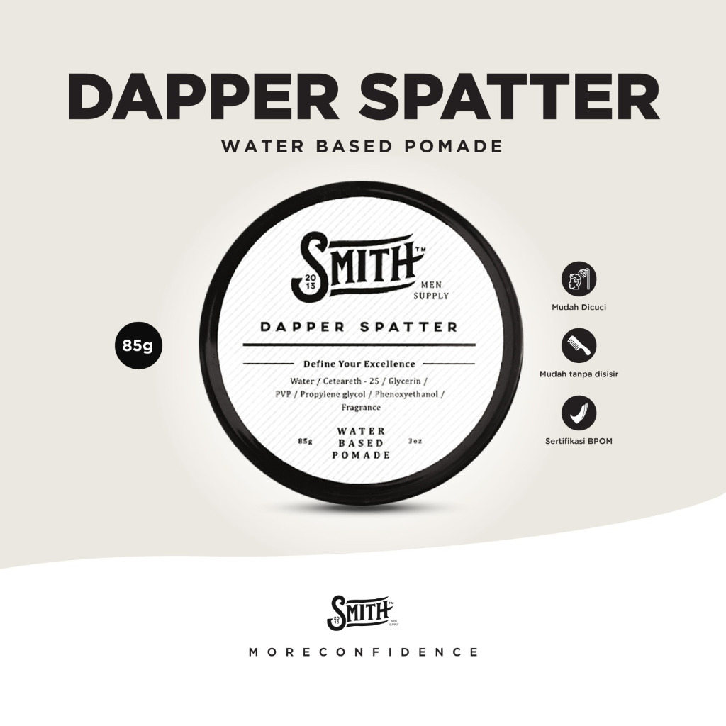 waterbased pomade, By Smith