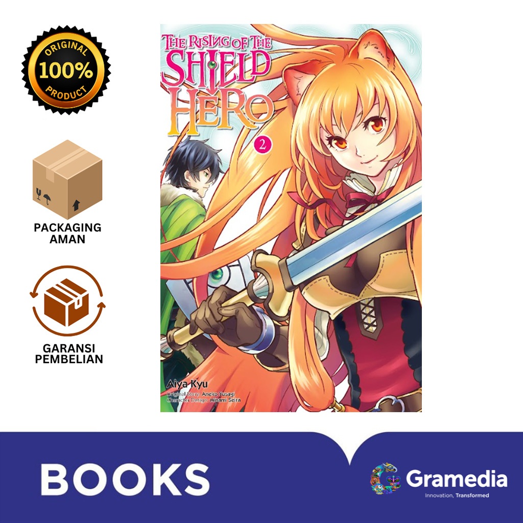 Gramedia Bali - THE RISING OF THE SHIELD HERO 2