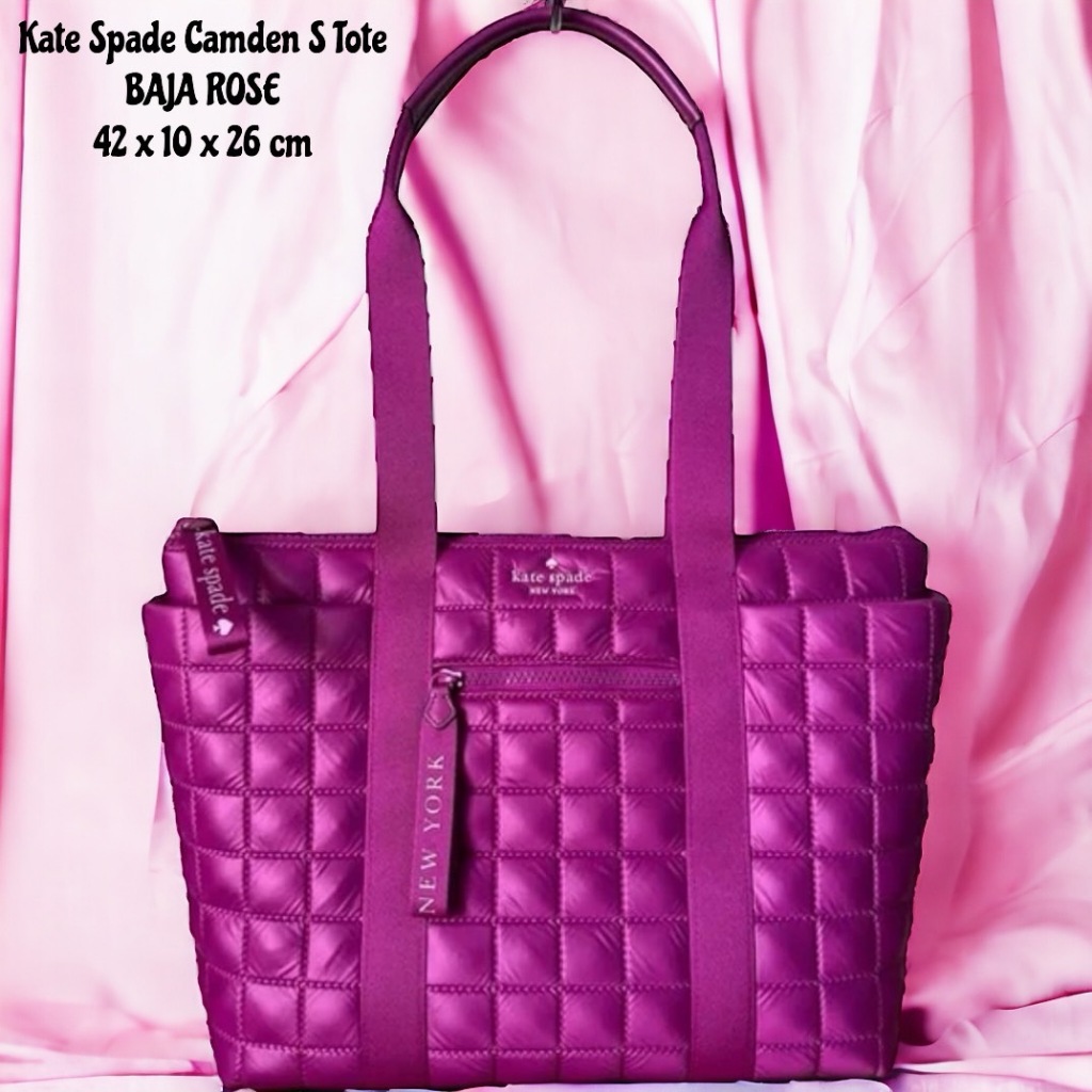 Kate spade KI383 camden small tote bag nilon quilted